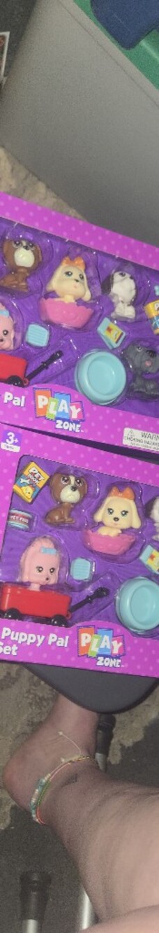 Purple Puppy Play Set - Purple Kids Pet Toy Kit